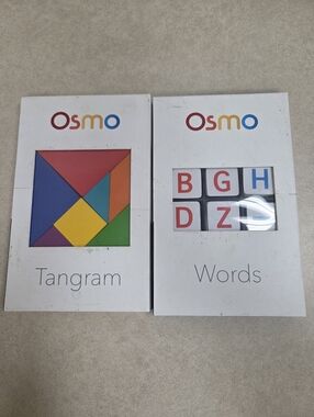 OSMO Genius Learning Sets Lot (Words & Tangram) For Apple Ipad